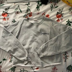 Brandy melville crop crew neck